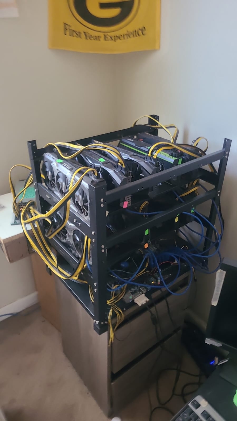 crypto mining rig