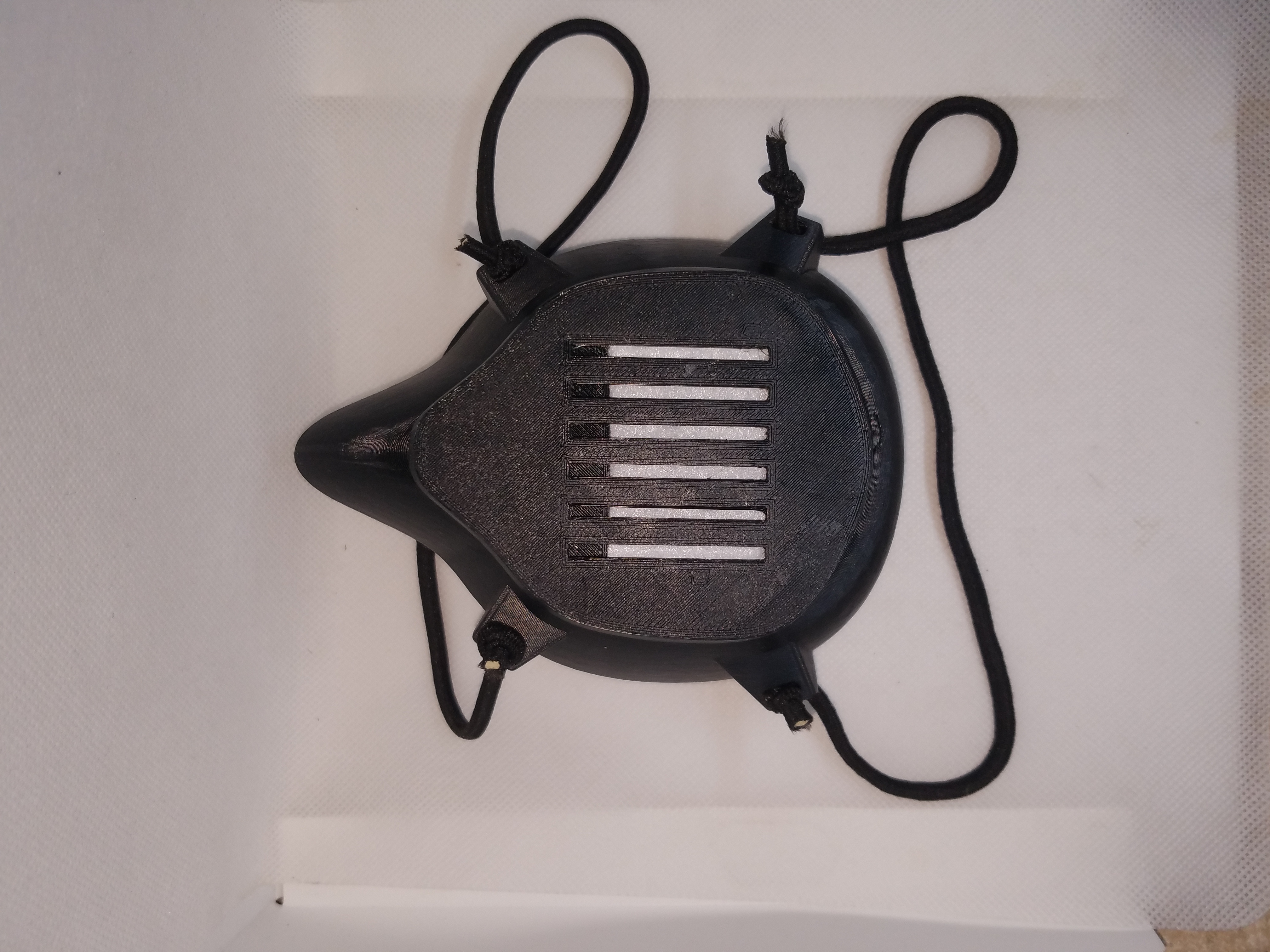front of 3d printed mask